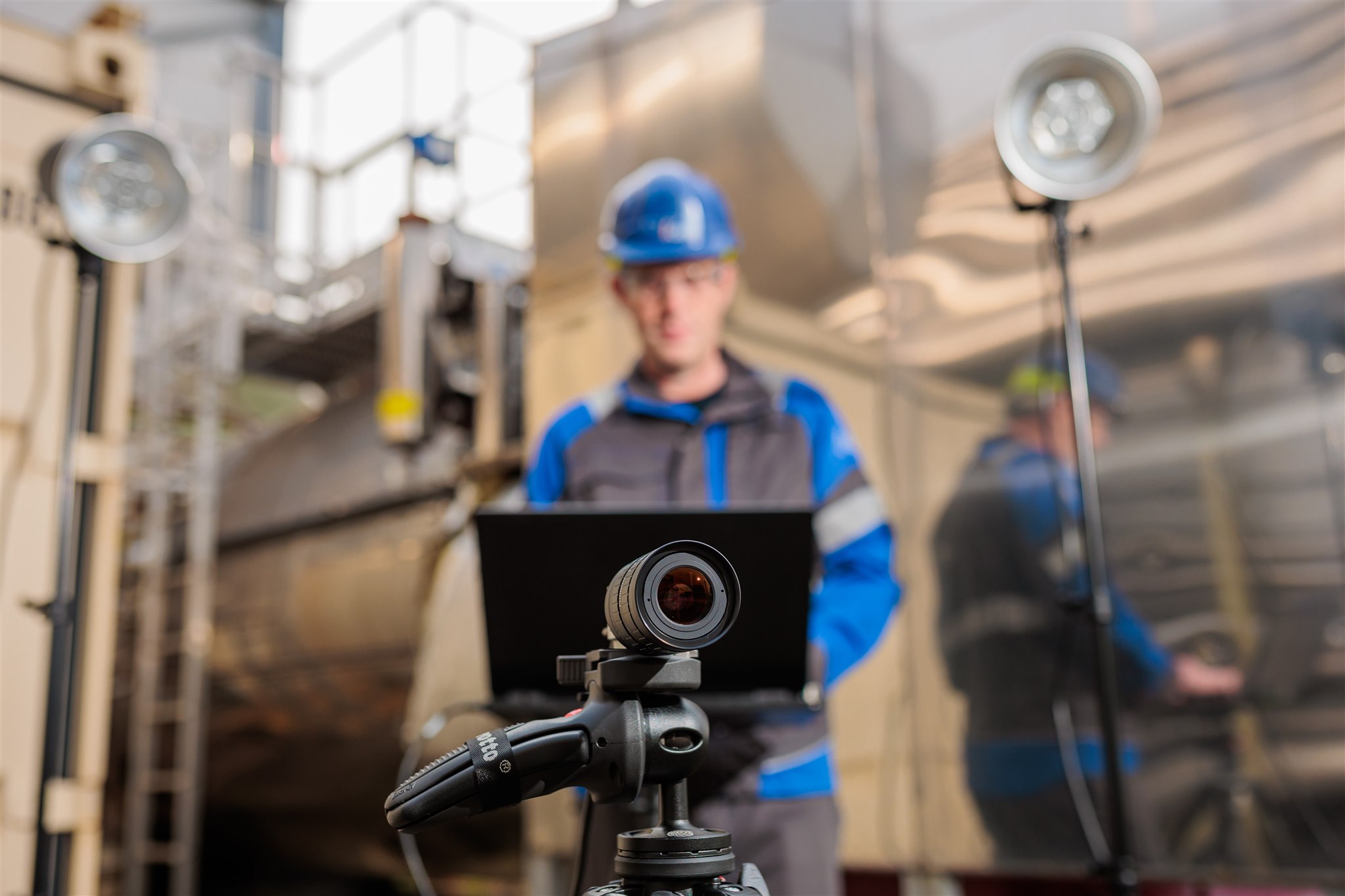 Motion Magnification video capture during predictive maintenance inspection